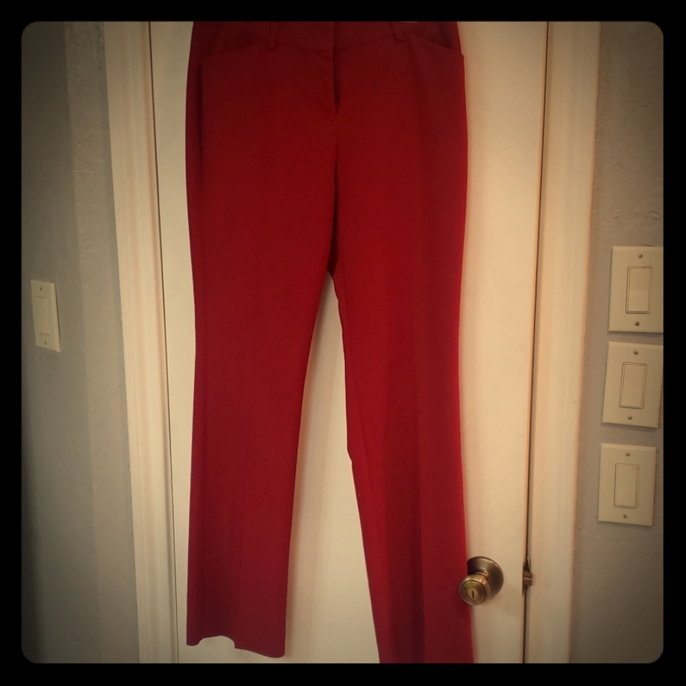 Express editor pants RED